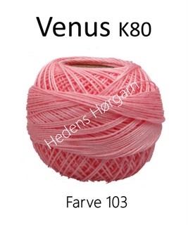 Venus K80 farve 103 Lyserød